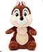 Dis Mini peluche Ney, Chip and Dale, Chip - Peluche de 17,8 cm de haut