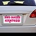 Honey Dew Gifts, Hot Mess Express, 12 inch by 6 inch, Decorative Funny License Plate, Vanity Plates for Cars, Pink Aesthetic Car Accessories for Women, Cute Girly Car Tags, HDG-1499
