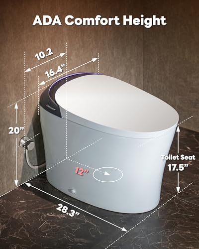 Luxury Smart Toilet with Bidet and Dryer