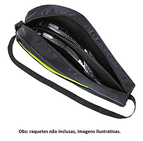 Capa Para 2 Raquetes De Beach Tennis Pádel C/Bolso Lateral