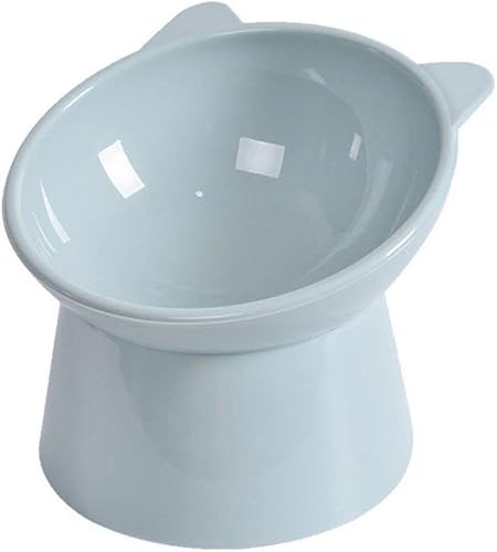 Miniatura 8 de Cuencos de soporte antivuelco para gatos, cuencos de pie para cachorros, cuencos elevados para gatos y perros, tazones elevados para perros (rosa)