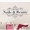 Spijkers citaat muursticker kapper nagel design nagelstudio muurtattoos vinyl duurzaam thuis decoratie 56x28cm…