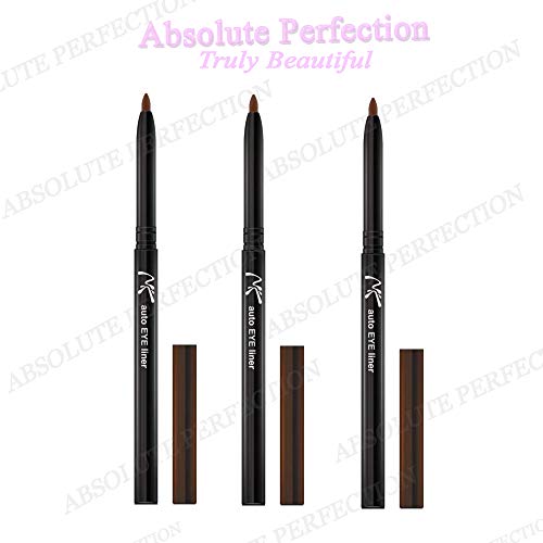 (3 Pack) NICKA K Auto Eye Pencil AA03 Light Brown