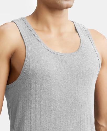 Image of Jockey 9922 Men Super Combed Cotton Rib Round Neck with Racerback Gym Vest
