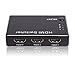 C&E Ultra High Performance HDMI Switcher, 3to1 Switch with IR Remote Support 3D