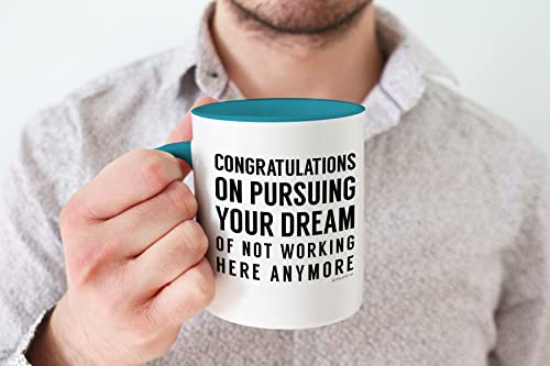 Funny Leaving Gifts Mug for Colleagues Women Friends Boss, Congratulations on Pursuing Your Dream - Image 4