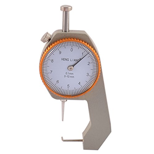 Calibrador de Espesor Dial Redondo Aexit Compacto 0.1mm 0-10mm miniatura 2