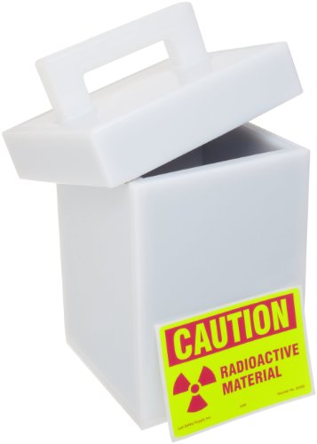 Image of SP Bel-Art Lead Lined Polyethylene Storage Box; 15L x 15W x 20cmH (F24960-0001) Made in USA