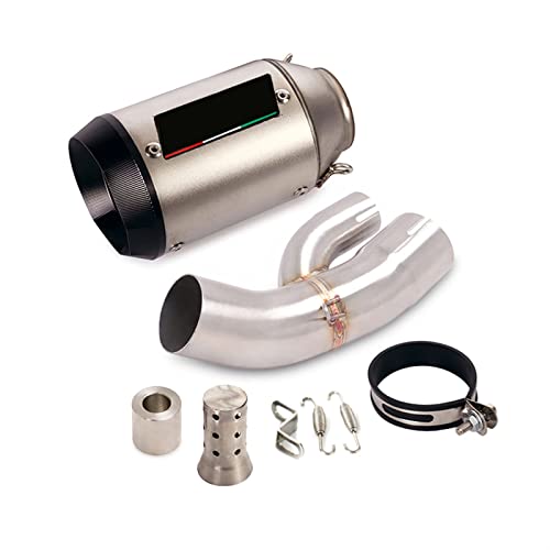 Ligne d'échappement pour BMW S1000XR 2015-2019 avec raccord 51mm et silencieux carbone