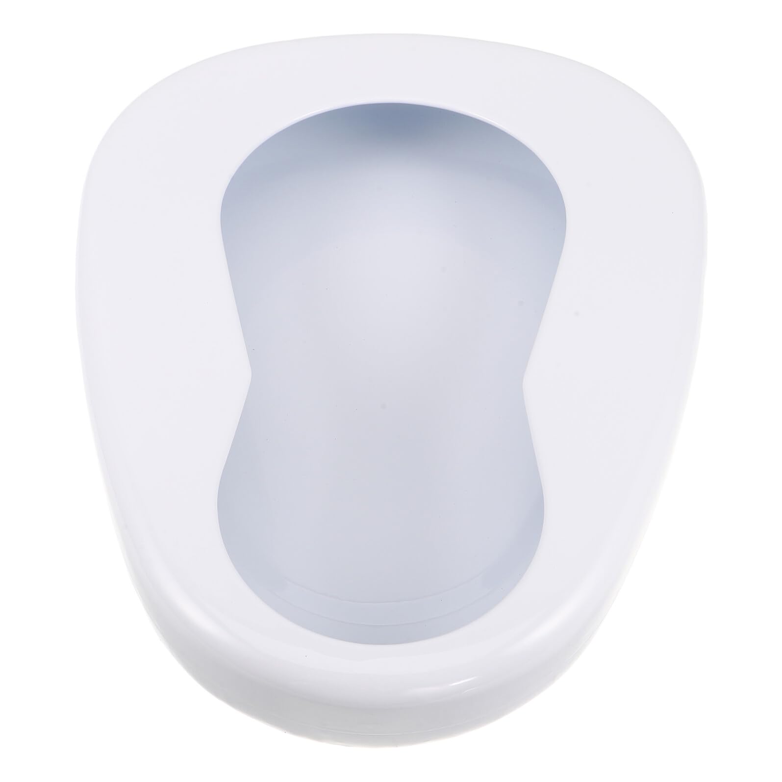 TOYANDONA Padella per Letto in Ferro Ergonomica Leggera e Facile da Pulire, Padella Portatile per Anziani e Pazienti Allettati in Casa e Assistenza