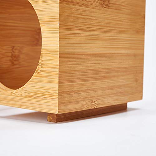Soporte para 5 botellas de vino de bambú minimalista miniatura 5