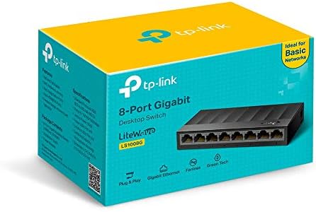 TP-Link LS1008G Ethernet Çevirici 8 Port, 10/100/1000 Mbps - Görsel 6