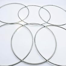 sumrica Magic Magic Trick 6 Chinese Linking Rings Set for Stage Magic Trick R22cm