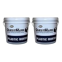 QuestMark 2125 Quick Setting Epoxy Concrete Floor Patch, Case 2 x 2 Gallon Unit, Natural - Rapid Curing Repair for Cracks, Holes and Pits in Industrial Cement Floors