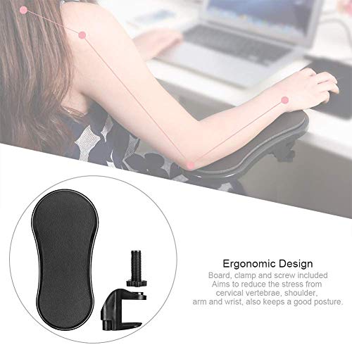 Image of Almand Arm Wrist Rest Support Armrest Desk Extender-PC Computer Laptop Desk Extender Table Pad Support Health Care Hand Support Adjustable Attachable Home Office Comfortable Use (1 pcs)