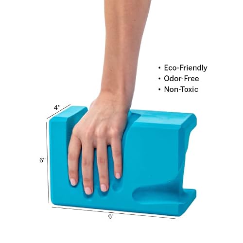 Wrist Buddy Yoga Blocks Two Pack | Best Design For Wrist Pain Hand Comfort And Grip Strength | Prime Support For Balance Fitness And Exercise All Eva Foam Blocks Yoga Accessories Best Choice For Gifts #TOP4