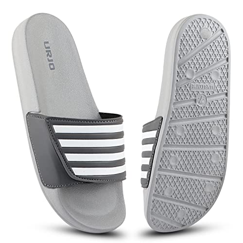 Image of URJO Kids's Sliders /Slippers Lightweight Super Flexible Arch Support Durable Anti Skid & Stylish Dailywear Sliders /Slippers for Boy's & Girl's