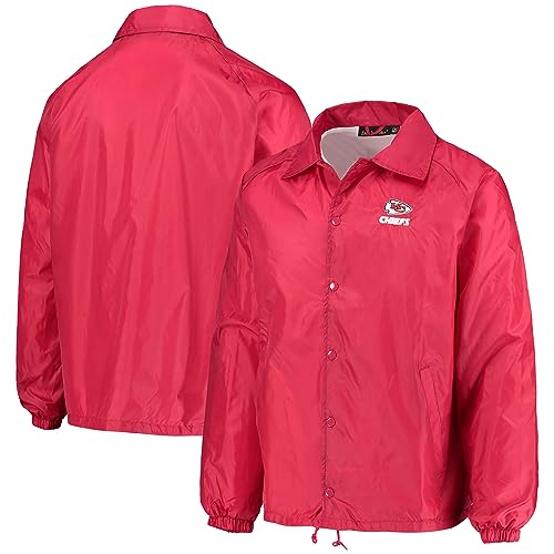 Image of Men's Royal Buffalo Bills Coaches Classic Raglan Full-Snap Windbreaker Jacket