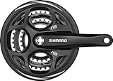 シマノ(SHIMANO) フロントチェーンホイール(MTB) FC-M311 ブラック 48-38-28T 170mm ガード付き・対応BB 四角軸 122.5mm(LL123) EFCM311C888CL ALTUS(アルタス)