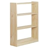 Astigarraga Estantería librería Gala de 4 baldas de Madera Maciza de Pino...