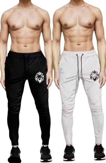 Track Pants for Active Lifestyles, Stylish Design Comfortable and Versatile Active Combo Pack of 2 Trousers_11_Parent-picture-52