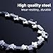 Vahlbeste 4 Stück 12 Zoll Sägeketten für 30cm Schiene, 1/4" 1,1mm 64 TG Kettensäge Kette, Kette für Kettensäge mit Hängeschnalle & Handschuhen,Chainsaw Chain Kompatibel mit Stihl MSA140、MSA140C、MSA160