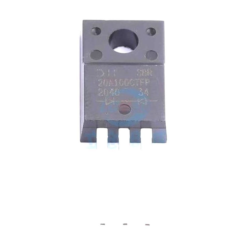 2 PCS Super Barrier Rectifier (SBR) 100V 850mV 20A 100?A 100V ITO-220AB SBR20A100CTFP