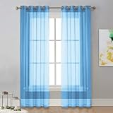 【Décoration de Maison】: Ces rideau de fenetre de conception simple apportera une touche naturelle à votre intérieur. Et laissent passer la lumière quand préservant partie de votre intimité.