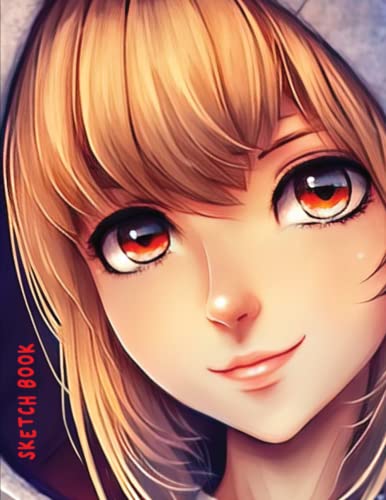 Sketch Book: Anime Manga Comic Sketch Book For Teen Girls For Drawing And Sketching. image 2
