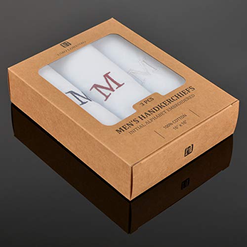 Boxed-Gifts Monogrammed Handkerchiefs For Men thumb #4