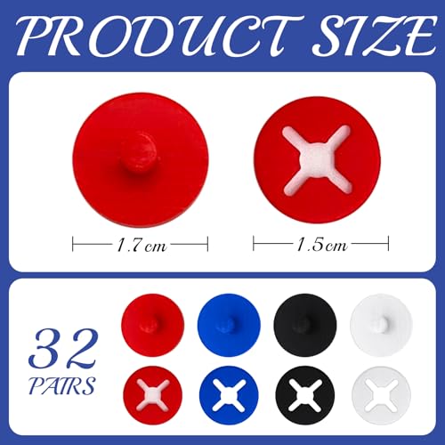 PEKLLOCY 32 PCS Startnummernhalter, Marathon Zubehör, Leichtathletik Zubehör, Reusable Startnummernband, No Holes, Leichtathletik Zubehör, Perfect for Runners,4 Colours