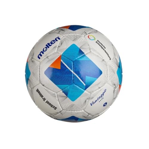 Image of Molten SchoolTraineR Football White/Blue 5