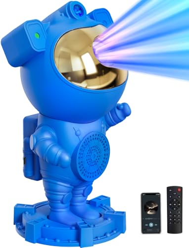 Astronaut Galaxy Moon Star Projector, Kids Night Light for Bedroom Ceiling, Room Decor Home Aesthetic, Space LED Lamp, Gifts for Kids Teens Boys 1 2 3 4 5 6 7 8 9 10 11 12 13 14 15 Year Old, Christmas