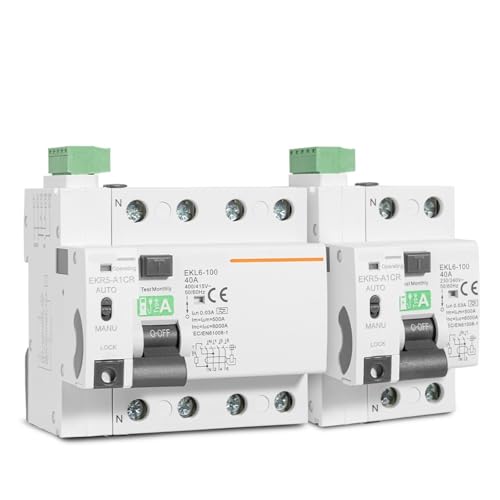 Disjoncteur différentiel à réenclenchement automatique 40A Type A pour rail DIN
