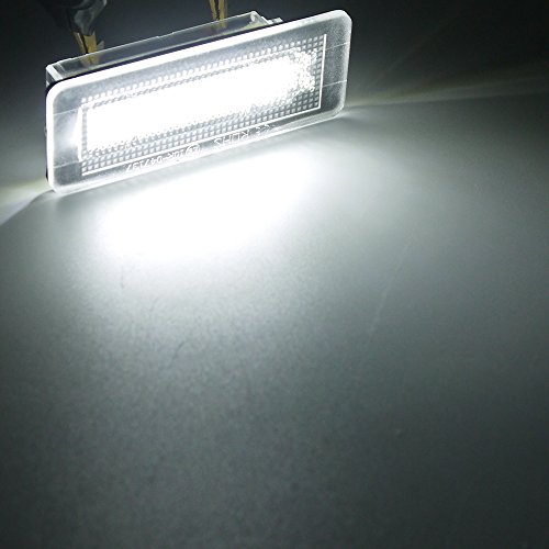 PolarLander 2Pcs 18SMD LED Numero di Targa Luce