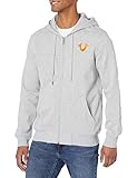 True Religion Men's Anthem Sun Zip Up Hoodie, Heather Grey, XXL