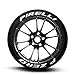 LK Performance Caoutchouc véritable surélevé Pirelli Pneu Autocollant en Vinyle Lettres