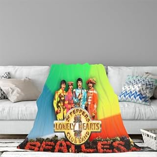 CHEWYZ Couverture Polaire The Beatles en Microfibre Moelleuse,Douce,Chaude et légère,imprimée en 3D,pour lit,canapé,Chaise (150x200cm) - Les Beatles, Paul McCartney, John Lennon, RIngo Starr, George Harrison CHEWYZ Couverture Polaire The Beatles en Microfibre Moelleuse,Douce,Chaude et légère,imprimée en 3D,pour lit,canapé,Chaise (150x200cm) – Image 7