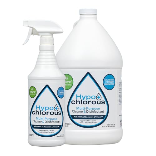 Hypo+Chlorous Hypochlorous Acid Spray For Home 1 Gallon - Cleaner & Disinfectant – Safe for Kids & Pets – Multi-Purpose Hypochlorous Acid Cleaner – Eco-Friendly HOCl Spray - Thumbnail 3