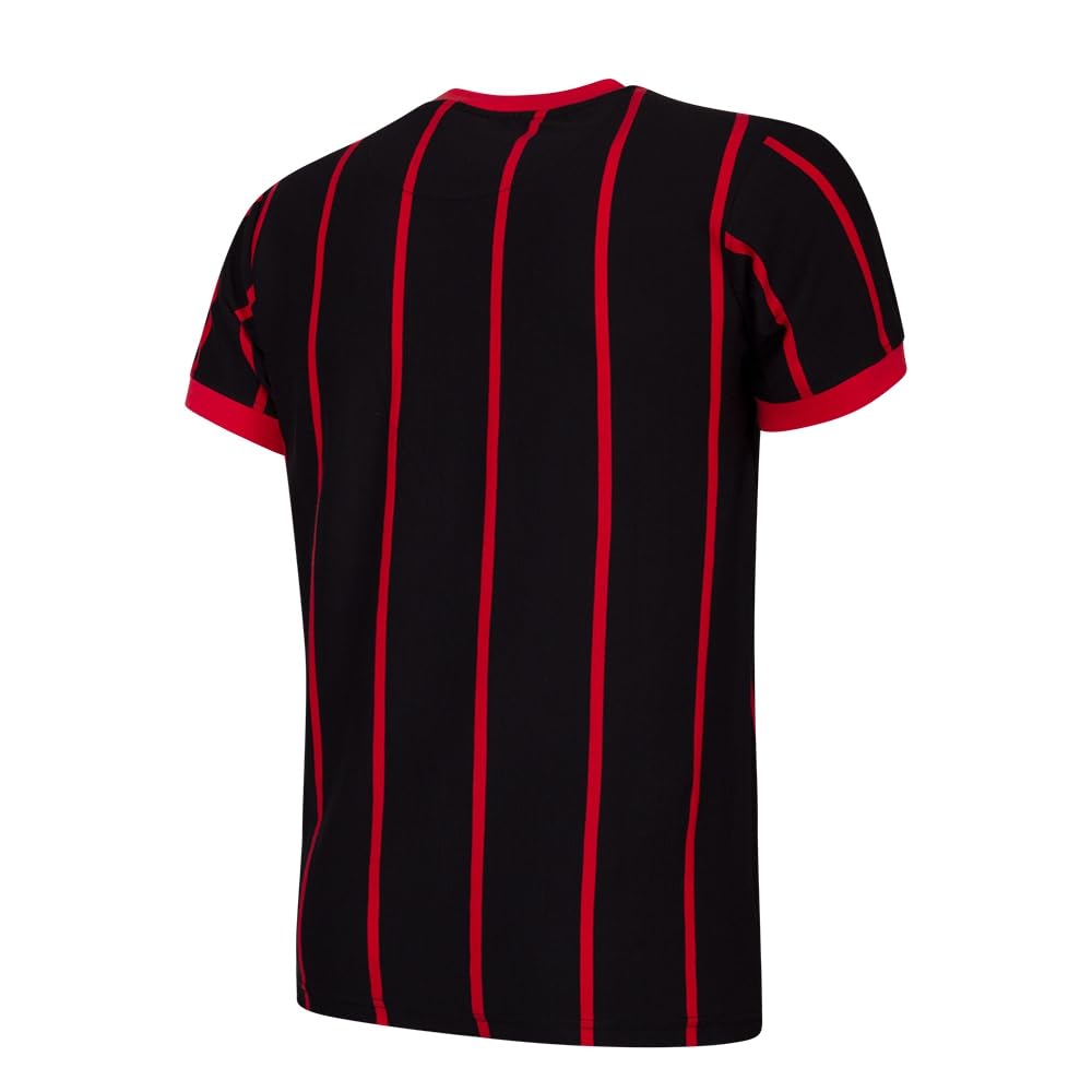 COPA - Maglia retrò - Calcio - Uomo - Eintracht Frankfurt 1972/73 - Rosso/Nero - 50% Cotone – 50% Poliestere