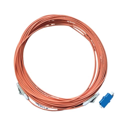 Cordon fibre optique FTTH LC/UPC-LC/UPC 2mm multimode 10m avec adaptateur