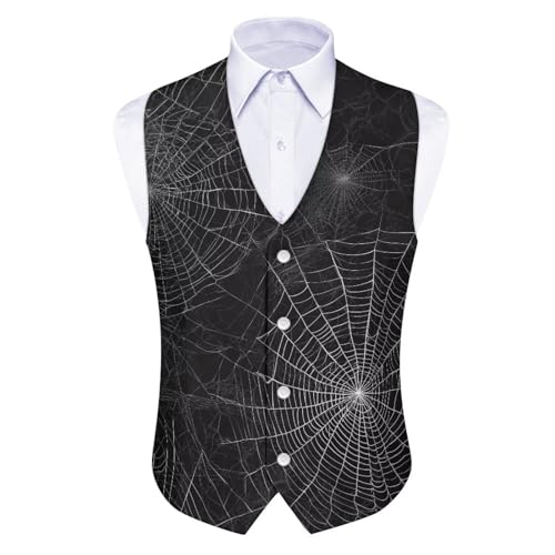 TOADDITDO Men's Suit Vest Slim Fit V Neck Business Suit Vests Causal Formal Wedding Party Banquet Dress Waistcoat Tuxedo Vest