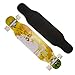 AMRU Patinetas Longboard, Tabla de Skate de Doble Patada de 8 Capas de Madera de Arce, patineta para Principiantes, 43 Pulgadas, con Ruedas de PU, para Adultos, jóvenes y Profesionales