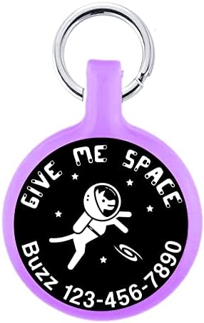 Give Me Space Astronaut Design Quiet & Lightweight Eco-Friendly Pet ID Tag image 4