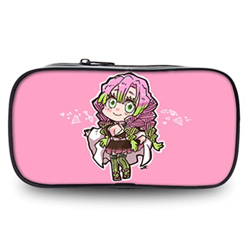 PJDYHA Estuche para BolíGrafos con Compartimentos Estuche para LáPices De De Gran Capacidad TambiéN Se Puede Usar como Bolso para Maquillaje, para Anime Demon Slayer Kamado Nezuko Cover