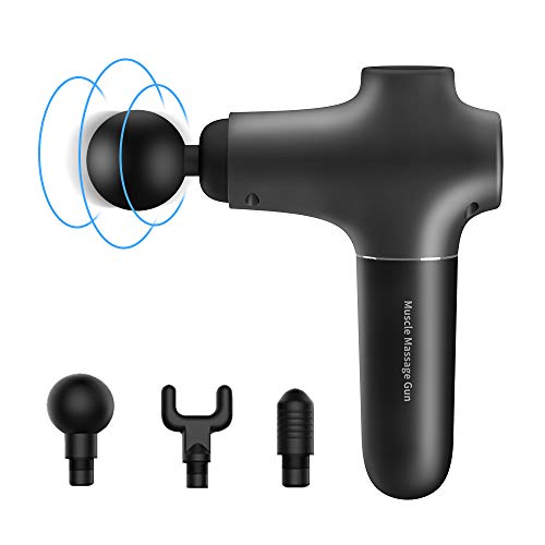 Preisvergleich Produktbild Massagepistole Massage gun,Elektrische Muskelmassagepistole persönliche Hand Muskelfaszienpistole Tiefenmuskelmassagegerät zur Linderung von Muskelverspannungen, mit 3 Geschwindigkeitseinstellungen