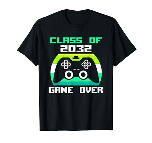 Senior 2032 Gaming Funny Class Of 2032 Tshirt 2032 Gamer T-Shirt
