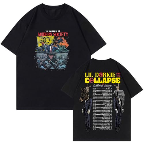 Lil Darkie T-Shirt The Collapse of Modern Society Tour Short