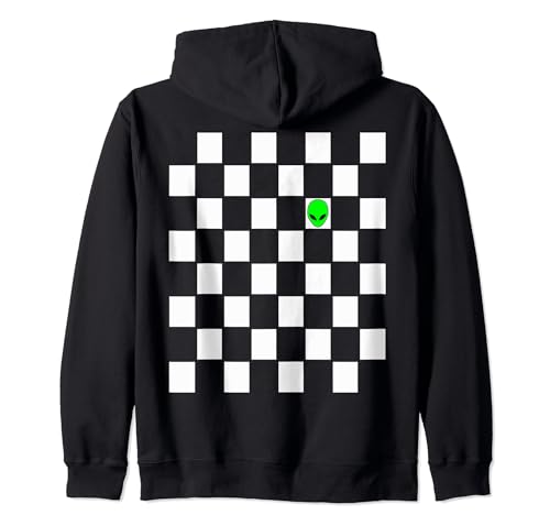 Alien Ska Género musical Negro Blanco Sudadera con Capucha