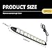 Zosgrew 2 PCS Daytime Running Strip Lights, 12V Super Bright IP67 Weatherproof Automotive Clearance Fog Lamp, Flexible Bright Spot Car Decoration Light, for Most Cars (White)